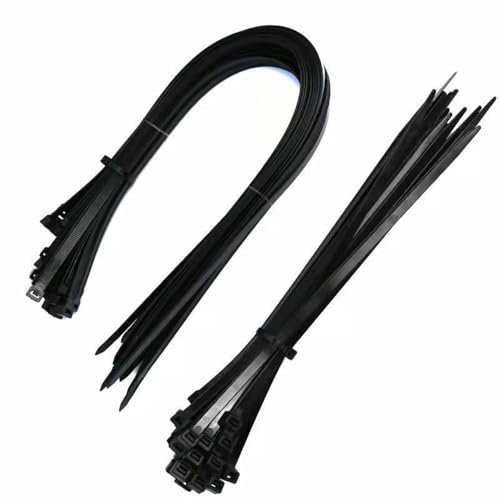 Bridas de 50 unidades, 9 x 1000 mm, grandes, industriales, resistentes, de nailon, autoblocantes, multifuncionales, bridas para cables, fijación de cables