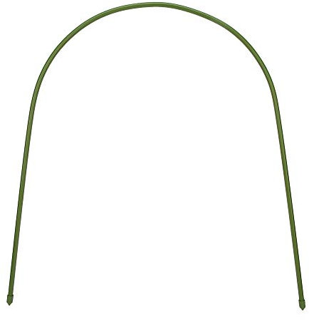 6 Pièces de Tuyaux en Acier Revêtus de Plastique, Support en Forme d'arc de Cerceau de Serre, Accessoires de Jardinage, Accessoire Multifonctionnel pour Un Usage Domestique
