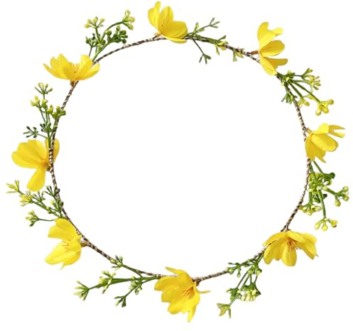 Blumengirlanden Blumige Kopfbedeckung Für Frauen Und Mädchen Mit Blumen Haare Erklärungen Haarstücke Für Hochzeiten Und Festivals