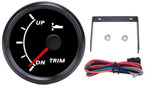 52mm Marine Tric Gauge hohe Genauigkeit IP67 Bootsausgleichsgaugenmesser -Tilt -Indikator für Yachtfischerei mit 32 VDC