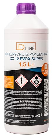 D.LINE Kühlerschutz XX 12 EVOX SUPER (Violett) Konzentrat 1x 1,5 Liter
