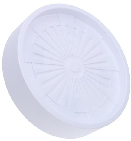 HEMOTON Supporto Portavasi Mobile con Ruote Girevoli 360°, Vassoio Portafiori in Plastica da 20 Cm, Base Sottovaso Stabile per Interni ed Esterni, Carrello Spostatore per Piante