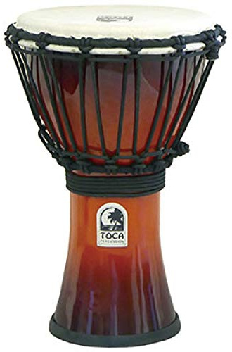 TOCA Djembe Freestyle Rope Tuned SFDJ-7AFS African Sunset 7