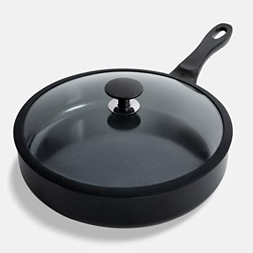 BK Vivid Schmorpfanne (28cm/3,76L), Keramische Antihaftbeschichtung, PFAS-frei, Spülmaschinengeeignet, Backofengeeignet, Schwarz