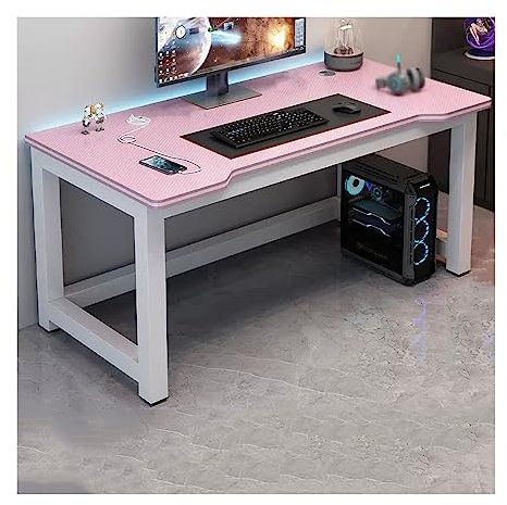 Laptop-Tisch Computertisch PC-Desktop-Tisch, doppelter Desktop-Schreibtisch for Studenten, Zuhause, Schlafzimmer, Arbeitstisch, Bürotisch, einfacher Gaming-Tisch, PC-Tisch Arbeitstisch für das Heimbür