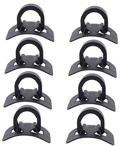 OSALADI Fahrrad Kabelclip C-Clip Aus Aluminium 8 Stück Mit Klebesitz Schaltzugklemme Bremszugführung Für Rennrad Mountainbike Rahmenkabelführung