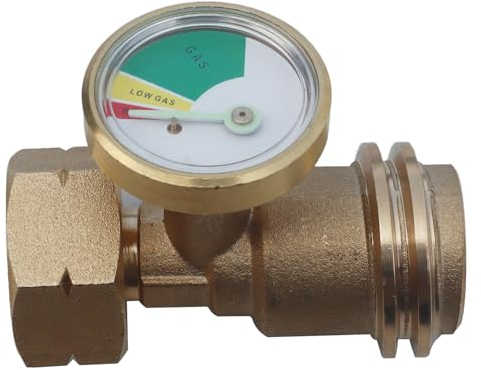 METER STAR Adattatore di Collegamento Gas, Bombola Gas Europea Su Americano Qcc1 Su Adattatore Della Bottiglia Di Gas Serve Per Il Collegamento Di Bombole A Gas Standard Us, Forni Riscaldatori Ecc