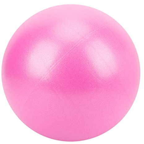 KENANLAN Mini Yoga Ball, Pilates Ball, 25 cm, Robuster Yoga Übungsball, Explosionssicher, Pilates Schwangerschafts Fitnessbälle (Rosa)