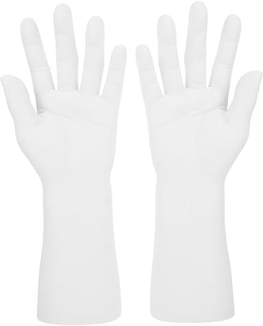 COSMEVIVI 2stücke Teilige Hand-modellhalter Aus Vinyl Für Schmuck Dekorative Handringhalter Für Desktop Schaufensterpuppenhand Und Partydekoration