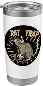 Cool Rats Trap for funny Rat Statement Lovers Stainless Steel Insulated Tumbler