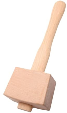 Angoily Wooden Mallet Toy for Boy Girl Hand Craft Hammer for Wood Carving and Woodworking Activities Made of Wood Material