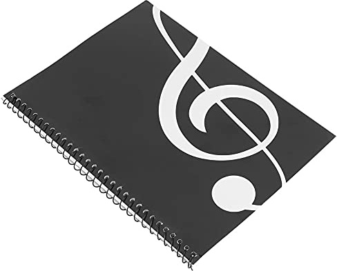 Joyance Notennotizbuch Musiknotation Notation Notation Notenheft Notenheft 50 Seiten Notenheft Notenheft für Musik Manuskript Schreiben Blanko Schreibpapier Schwarz Note Design