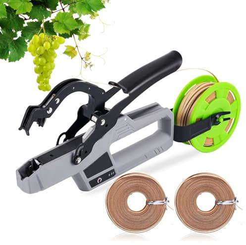 XCSCUK Machine à attachement électrique, 45 mm Outil de Vigne de la Plante de Jardinage, Branche à attachement de Branche, pour Les légumes, Raisin