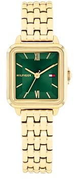 Tommy Hilfiger Mia Collection DREI-Zeiger-Quarzuhr für Damen mit Edelstahlarmband oder Lederarmband