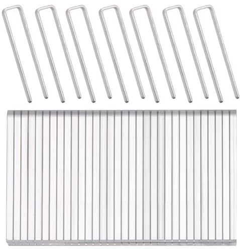 CREATCABIN Kit Réparation Volets Plantation 80 pièce Persiennes Remplacement Agrafes Tige D'Inclinaison Fenêtre Plantation Argent Métal Manquant Agrafes Outils Réparation Fenêtre Maison 2.1x0.5cm