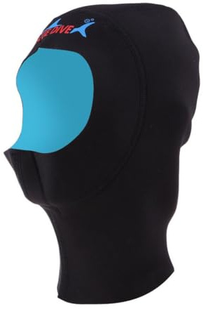 mophrati Cagoule de plongée Femme Couleur aléatoire. Confortable avec Une Combinaison néoprène de qualité supérieure. Bonnet en néoprène adapté pour aux Hommes et pour aux Femmes. Cagoule