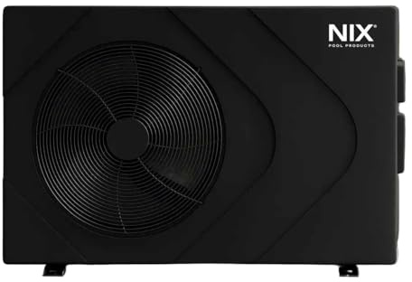 Nixpool Bomba de Calor Full Inverter WiFi para Piscina, 20 kW, para Piscinas 80-110 m³, 220-240V 50-60 Hz, 1106 x 390 x 756 mm