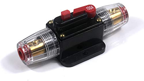 Switian 100A Automatischer Sicherungsreset-Schalter 12-24V DC für Auto, LKW, Marineanwendungen