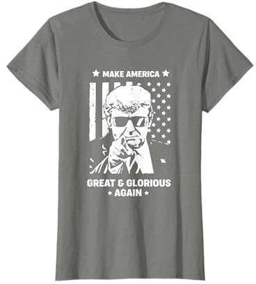 Graphisme « Make America Great and Glorious Again 2024 » T-Shirt