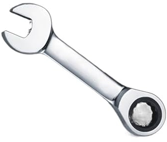 JMorCO Drehmomentschlüssel, Stubby-Kombination, 72 Zähne, Ratschen-Steckschlüssel, Muttern-Reparatur-Werkzeuge, 1 Stück, 6 mm–19 mm, umkehrbare Kombination, Stubby Single (Farbe: 9 mm)
