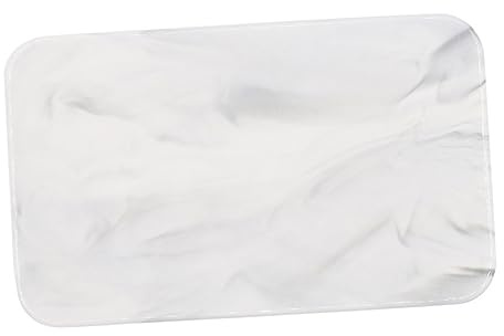 OKUMEYR Rectangular Ceramic Tray with Marble Pattern for Serving Cake and Storage, Nordic Simple Stylish Design, for Tea Table and Special Occasions, Sushi and Steak Plate