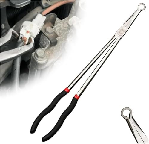 Ocilenya 16in Electrical Disconnect Pliers for Cars, Automotive Radiator Hose Clamp Pliers, Universal Pipe Clip Repair Tool