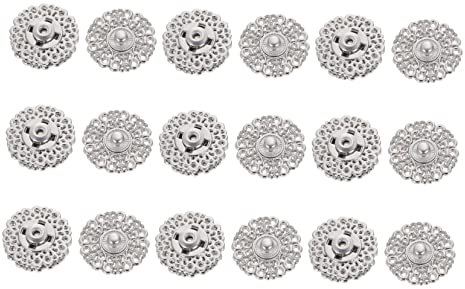 STOBOK 10 Paar Kippschalter trachten knöpfe kostüm accessoires Schmuck mit Druckknöpfen Druckknopf aus Metall Schnalle für Kleidung Knöpfe Druckknöpfe fein Verschluss Schnappschuss