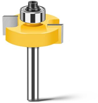 WOBLLMX Fresa a disco con codolo da 8 mm, L7 mm, fresa con lama in metallo duro a 2 denti, durevole e affilata per utensili per la lavorazione del legno bit