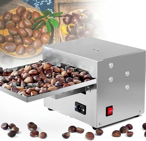 GFXYQPDNV Macchina Commerciale per Intagliare Castagne, Arachidi Elettriche, Macchina Automatica per Sbucciare E Aprire Castagne, per Mandorle, Nocciole E Castagne,