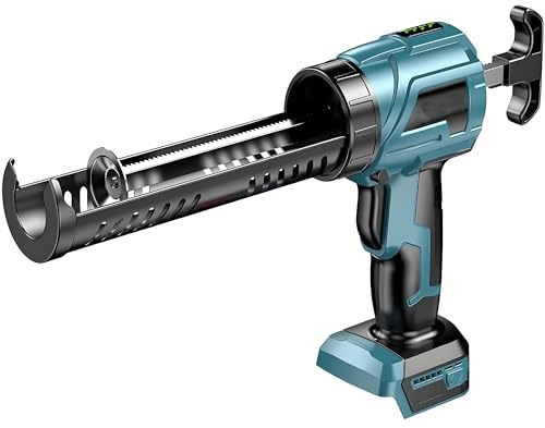 Akku Kartuschenpresse Kompatibel für Makita 18V Batterie | 4 Geschwindigkeiten Kartuschenpistole für 300 ml-Kartuschen für Abdichten, Spachteln