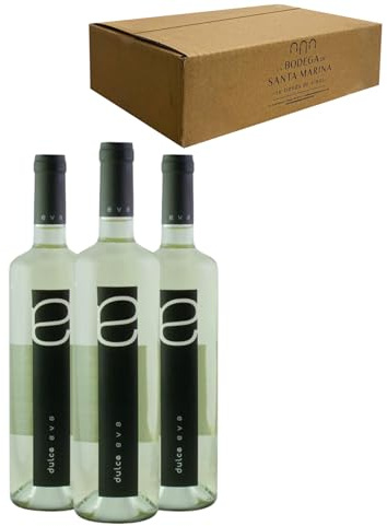 Dulce Eva - Ideal para Maridar con Pescados y Arroces - Pack 3 Botellas 75cl