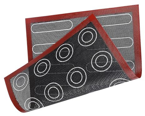 Tapis De Cuisson Choux À La Crème - Tapis De Cuisson En Silicone, Tapis De Cuisson En Silicone Sans Danger Pour Les Aliments | Tapis De Cuisson En Silicone Pour Macaron, Impression Double Face