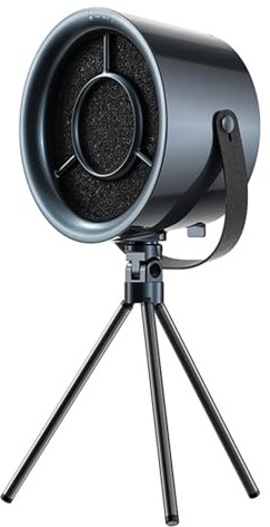Portable Cooker Hood, Desktop Range Hood with 3 Speed Exhaust Fan, Strong Suction Low Noise Mini Cooker Hood (Black)