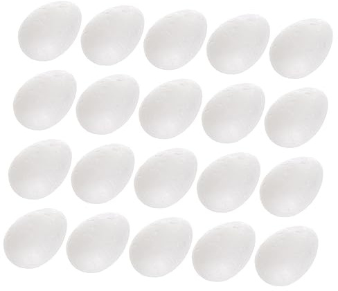 Didiseaon 50stücke DIY Ostereier Aus Durafoam Bastelmaterial Für Kreative Ostern Projekte Stabil Und Bruchsicher Vollendete Dekoration Für Selbstgestaltete Eier