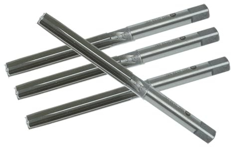 NZNHGHPNTT Verstellbare Handreibahle mit geradem Schaft, 3 mm, 4 mm, 5 mm, 6 mm, HSS-Reibahle mit parallelem Schaft, Reibahle mit Einsatz(4mm HSS)