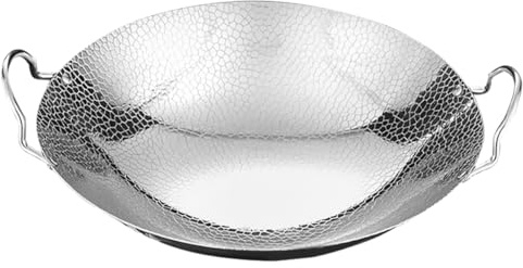 KICHOUSE Olla De Acero Inoxidable Con Doble Asa Sartén Para Cocina Doméstica Resistente Deformación y Calentamiento Uniforme Para Uso Camping y Hogareña