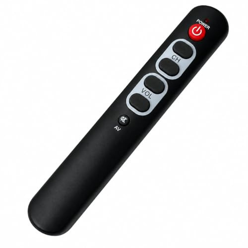 Universal Senioren Fernbedienung Stick mit 6 Tasten für alle Telefunken Fernseher