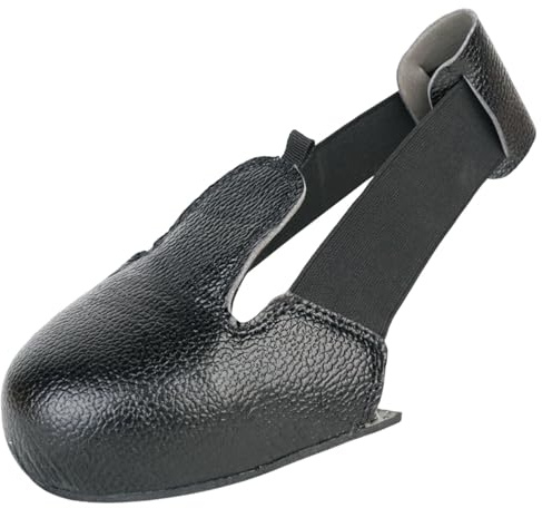 Milageto Cubrezapatos con Puntera de Acero y Cubierta Antigolpes para Protección Industrial Universal, Suela Antideslizante y Puntera de Acero
