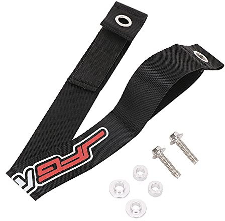 Correa de arrastre para motocicleta trasera de rescate con resorte para XCFW EXCF SXF XCF XCW SMR EXC 250 350 400 450 500 505 530 Dirt Bike - Negro