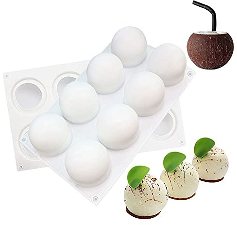 Chocolate Sphere Mold Ball Round Mold Shape Silicone Chocolate Cake Mousse Dessert Baking Pastry Bakeware