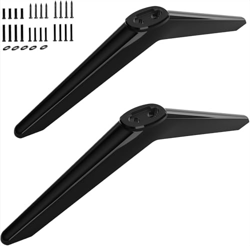TV Stand Legs for Onn TV Legs, Only for Onn Roku TVs 40-100012584, 43-100012586, 50-100012587, 55-100012588 No Wall Drilling Easy to Install