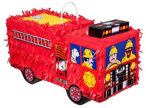 NEU Piñata/Pinata Feuerwehr/Feuerwehrwagen, ca. 43x24cm