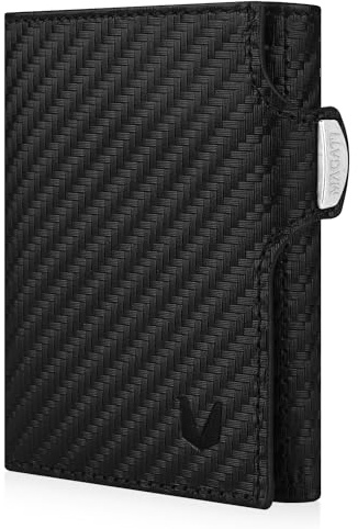 MAGATI Slim Wallet il Santo – Elegantes Kartenetui aus echtem Leder – 7 Kartenfächer und RFID-Schutz – Geldbeutel mit Scheinfach bis 200€ und Münzfach, kompakt und praktisch für den Alltag