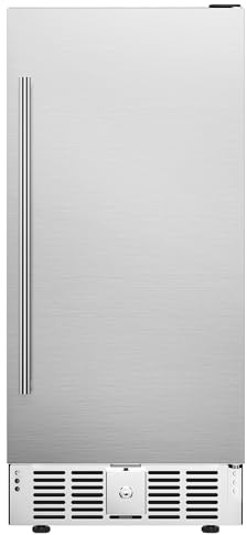 Icyglee 15 Inch Beverage Refrigerator Under Counter Built-in Beverage Refrigerator, 127 Can Mini Fridge with Glass Door for Beverage, Beer, Soda, Wine and Water.