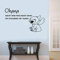 Ohana Wandtattoo Lilo & Stitch - Familienmotiv mit Stitch - Herzerwärmender Spruch Ohana bedeutet Familie - Für Kinderzimmer, Familienzimmer (40x70cm)