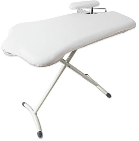ASHILD Tabla de Planchar para el hogar, con Mangas Calientes Soporte de Planchado de Hierro Forjado Plegable Sala de Estar Centro de Servicio del Centro Comercial Tabla de Planchar