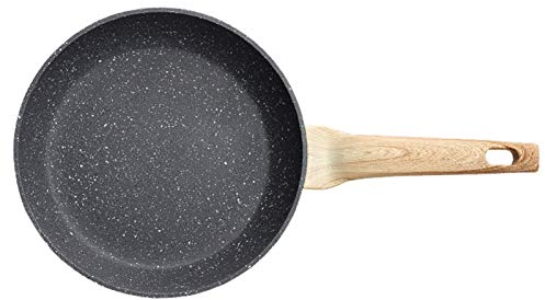 MYVVKIA Bratpfanne Bratpfanne Kochtopf Spiegeleier Pfannkuchen Gebratenes Steak Kochtopf BBQ Picknick Bequem zu reinigen Wok Induktion