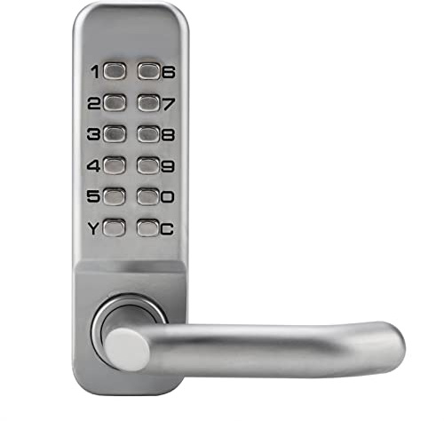 Lucchetto a combinazione con codice da 1 a 11 cifre, comoda serratura con codice di sicurezza con password in lega di zinco Serratura con codice per porta con tastiera a pulsante