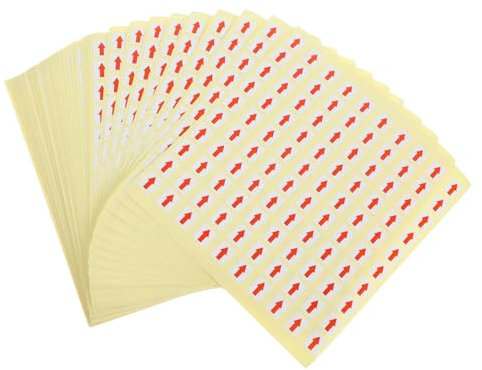 180 Blatt Etikett nacharbeiten diese Seite nach oben Etiketten -Warnaufkleber Halter Stand abnehm aufkleber glasaufkleber Aufkleber mit Pfeilanzeige -Aufkleber Papier SEWACC