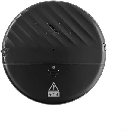 Hasaller Alarme de vibration pour porte fenêtre - Capteur de vibrations - 125 dB - Puissant et fin - Détecteur de bris de verre avec sensibilité réglable - Indicateur lumineux LED pour la sécurité de